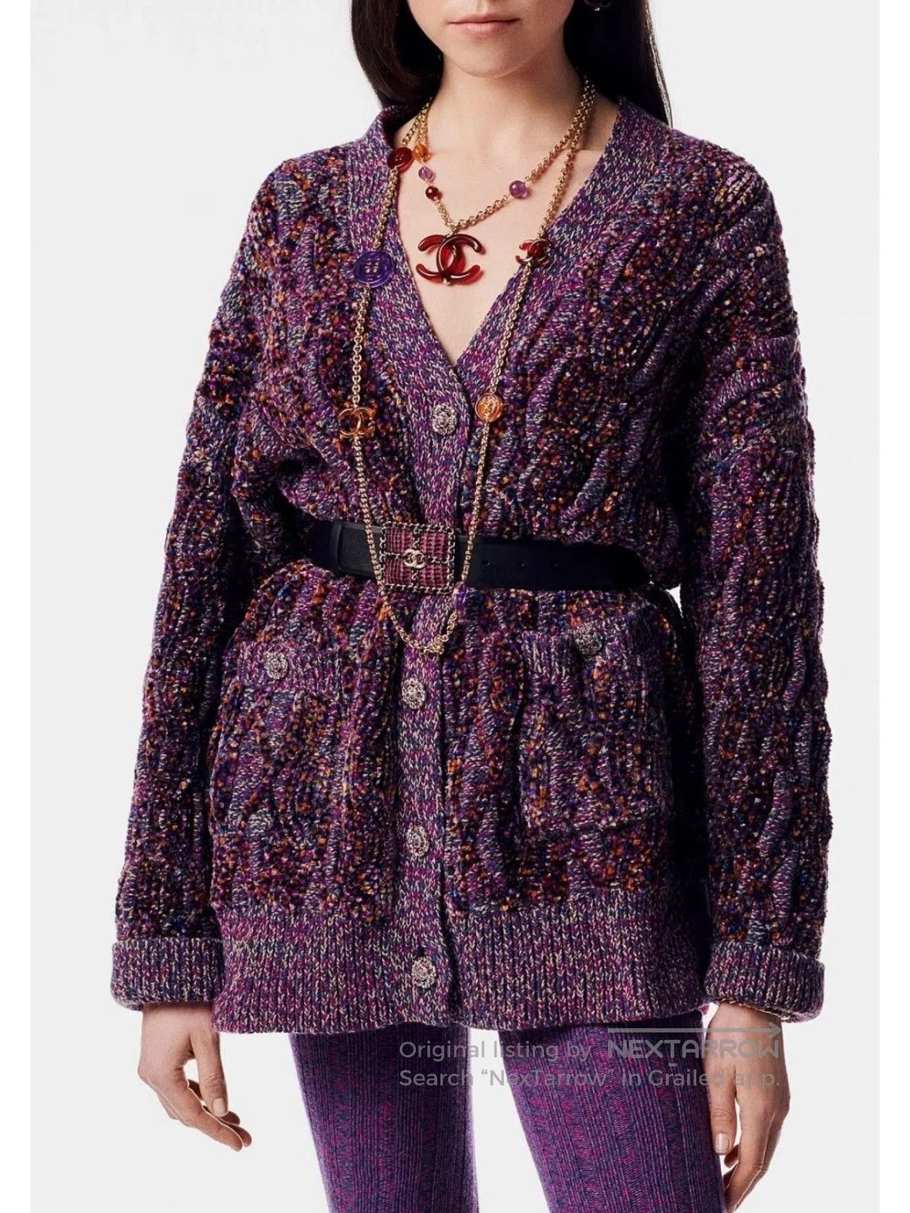 Chanel Chanel 22K Women's Knit Cardigan. Size S / US 4 / IT 40 - 1 Thumbnail