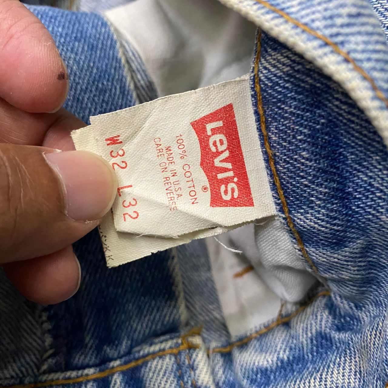 Levi's Vintage Clothing Vintage 90s Levis Distressed Denim Kurt Cobain Style Size US 32 / EU 48 - 14 Thumbnail
