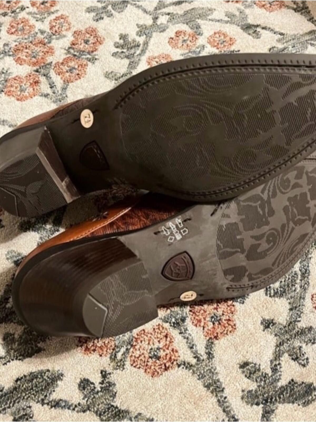 Ariat Ariat desert star cognac brown leather mule Size US 7.5 / IT 37.5 - 2 Thumbnail