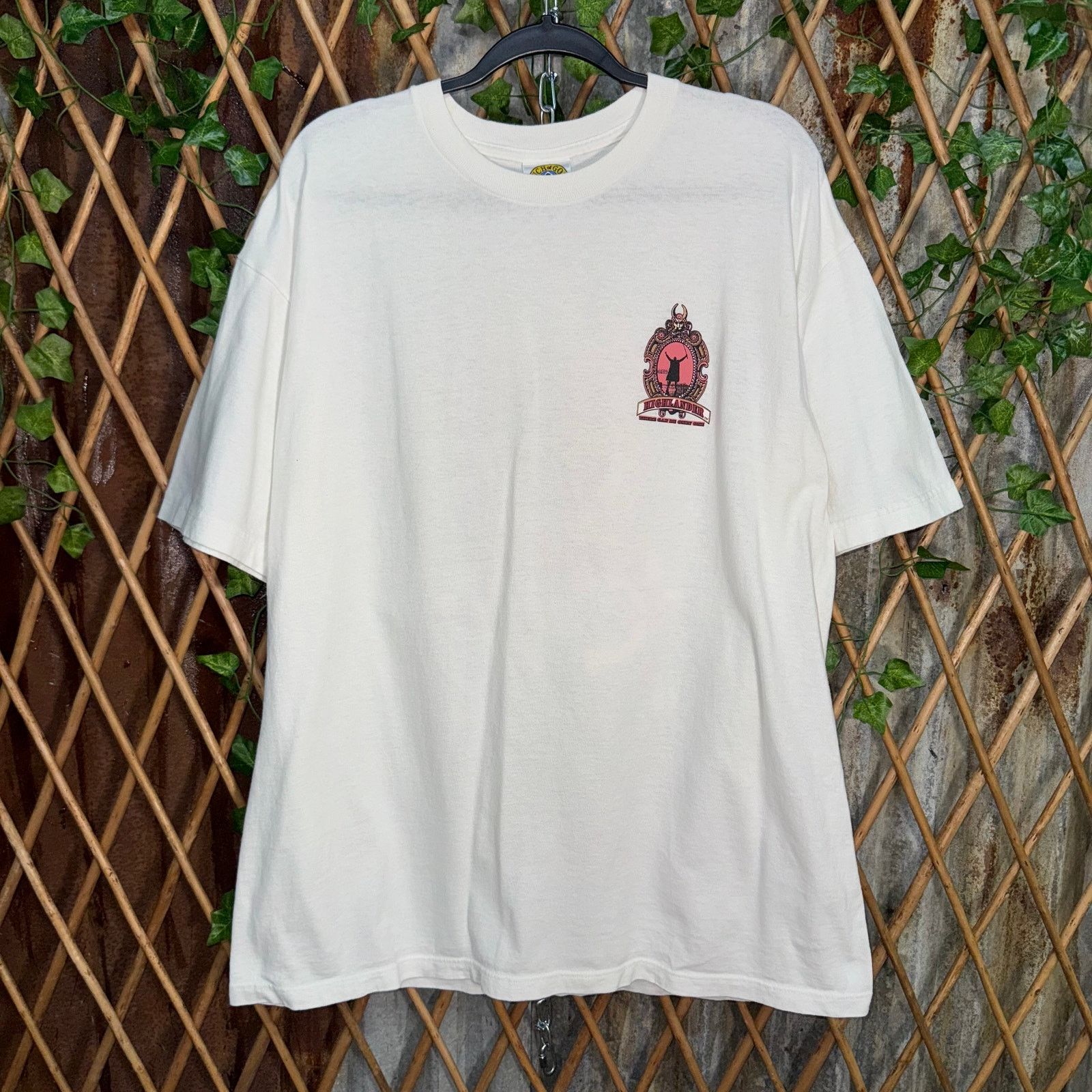 Vintage Vintage Y2K Highlander tv show / film promo 1990s t-shirt Size US XL / EU 56 / 4 - 2 Thumbnail