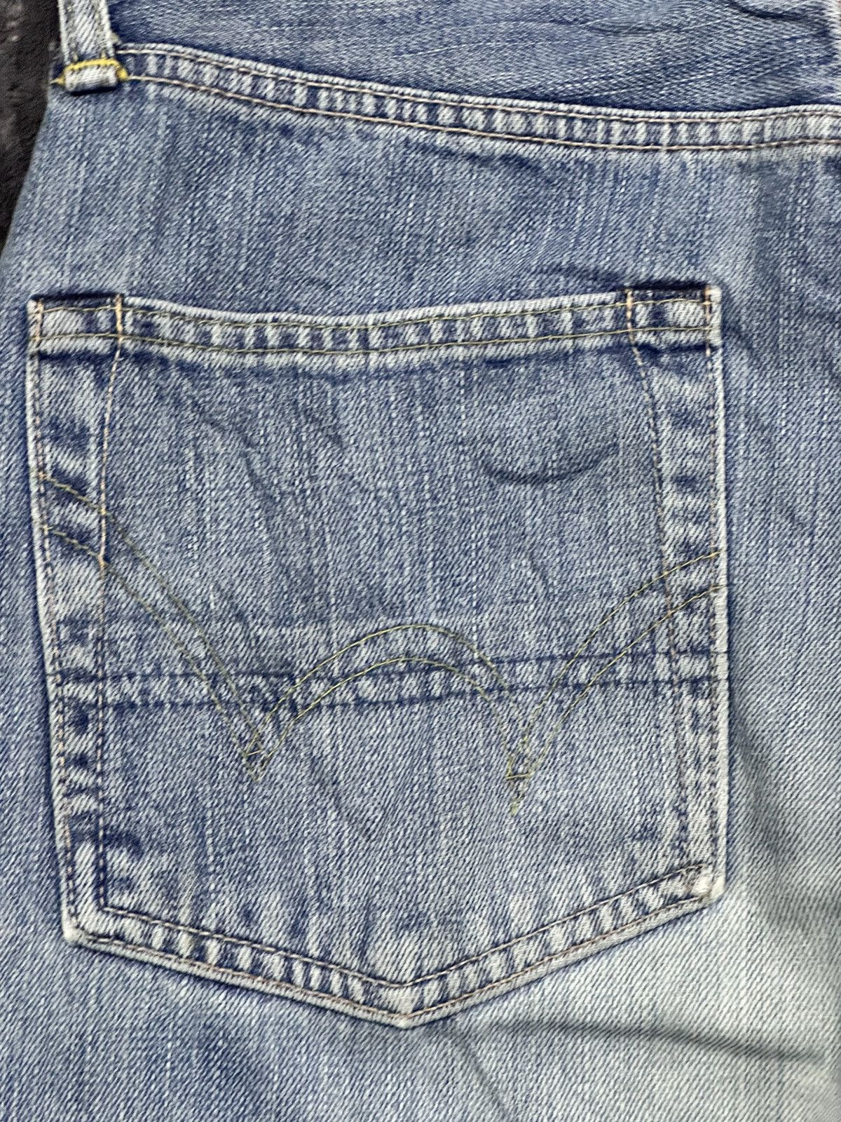 Edwin Vintage Edwin 505 Selvedge Japan Denim Straight Leg Faded Size US 30 / EU 46 - 7 Thumbnail