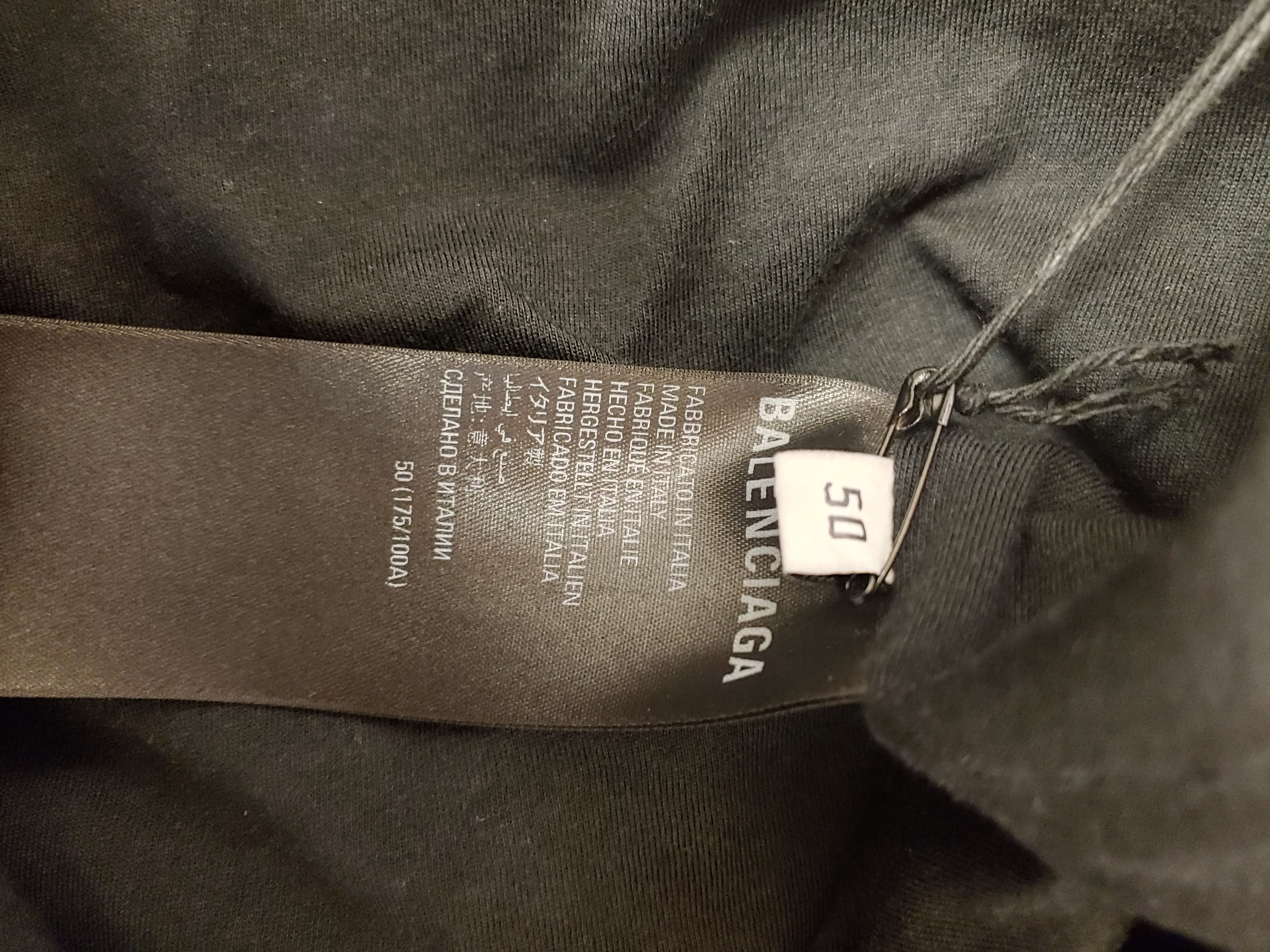 Balenciaga Balenciaga Oversized Logo Print Shell Windbreaker in Black Size US M / EU 48-50 / 2 - 6 Thumbnail