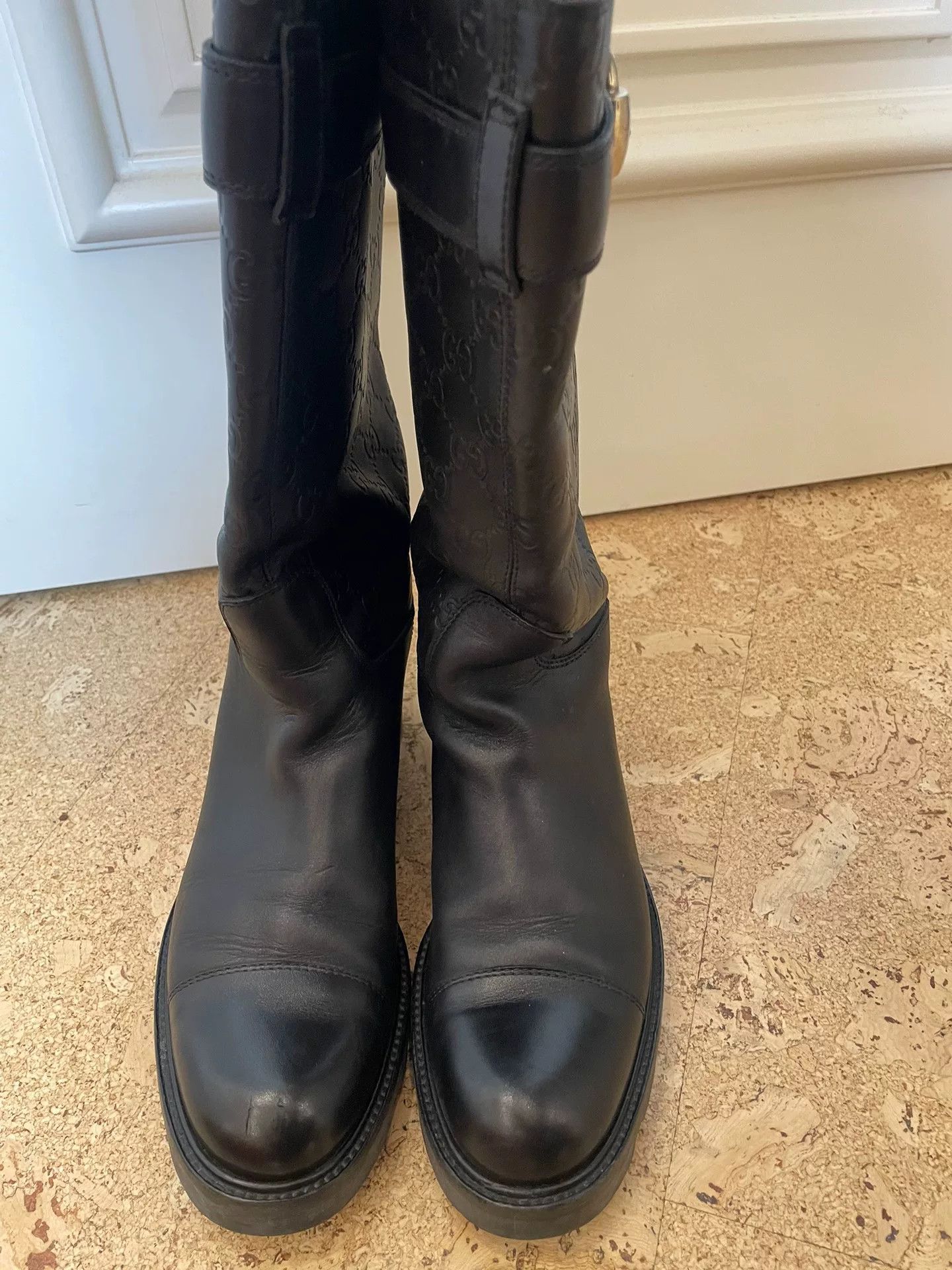 Gucci Gucci Leather Boots Size 37.5 Size US 6.5 / IT 36.5 - 1 Thumbnail