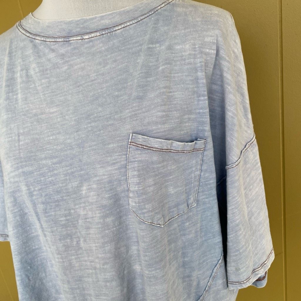 Other Mustard Seed women S Crewneck short sleeve top w/front pocke Size S / US 4 / IT 40 - 2 Thumbnail