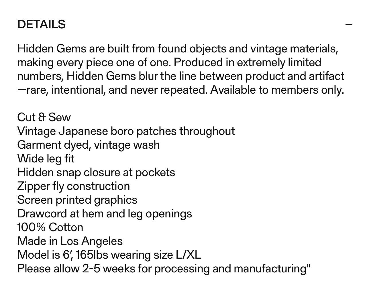 HIDDEN Hidden NY Gems Boro Overpants (Small/Medium) Size US 32 / EU 48 - 8 Thumbnail