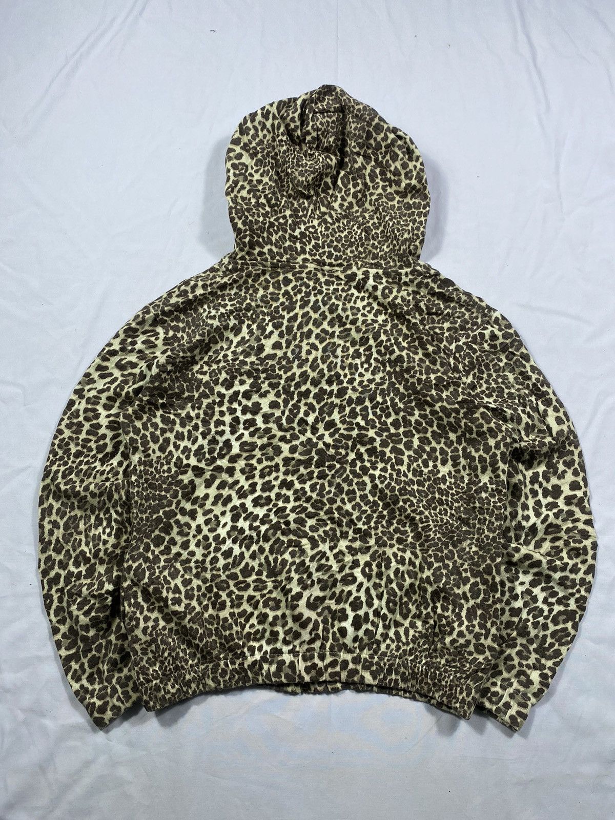 Bershka JAPANESE BSK FAUX ZIP UP CLEOPARD HOODIE LGB STYLE Size US M / EU 48-50 / 2 - 2 Thumbnail
