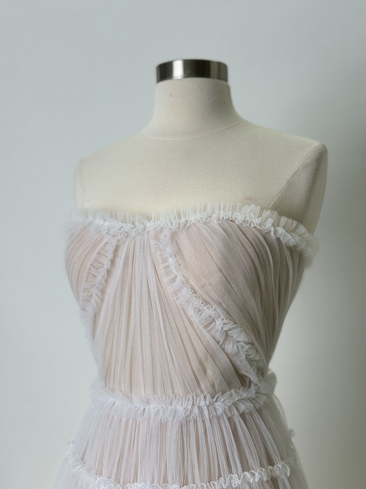 Other Brand New US 4 Anna Augusta Evening Dress with Nude Lining Size S / US 4 / IT 40 - 3 Thumbnail