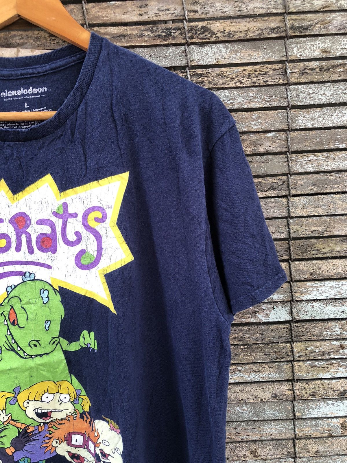 Cartoon Network × Nickelodeon × Vintage Vintage Y2K Nickelodeon Rugrats Cartoon Tshirt Size US L / EU 52-54 / 3 - 4 Thumbnail