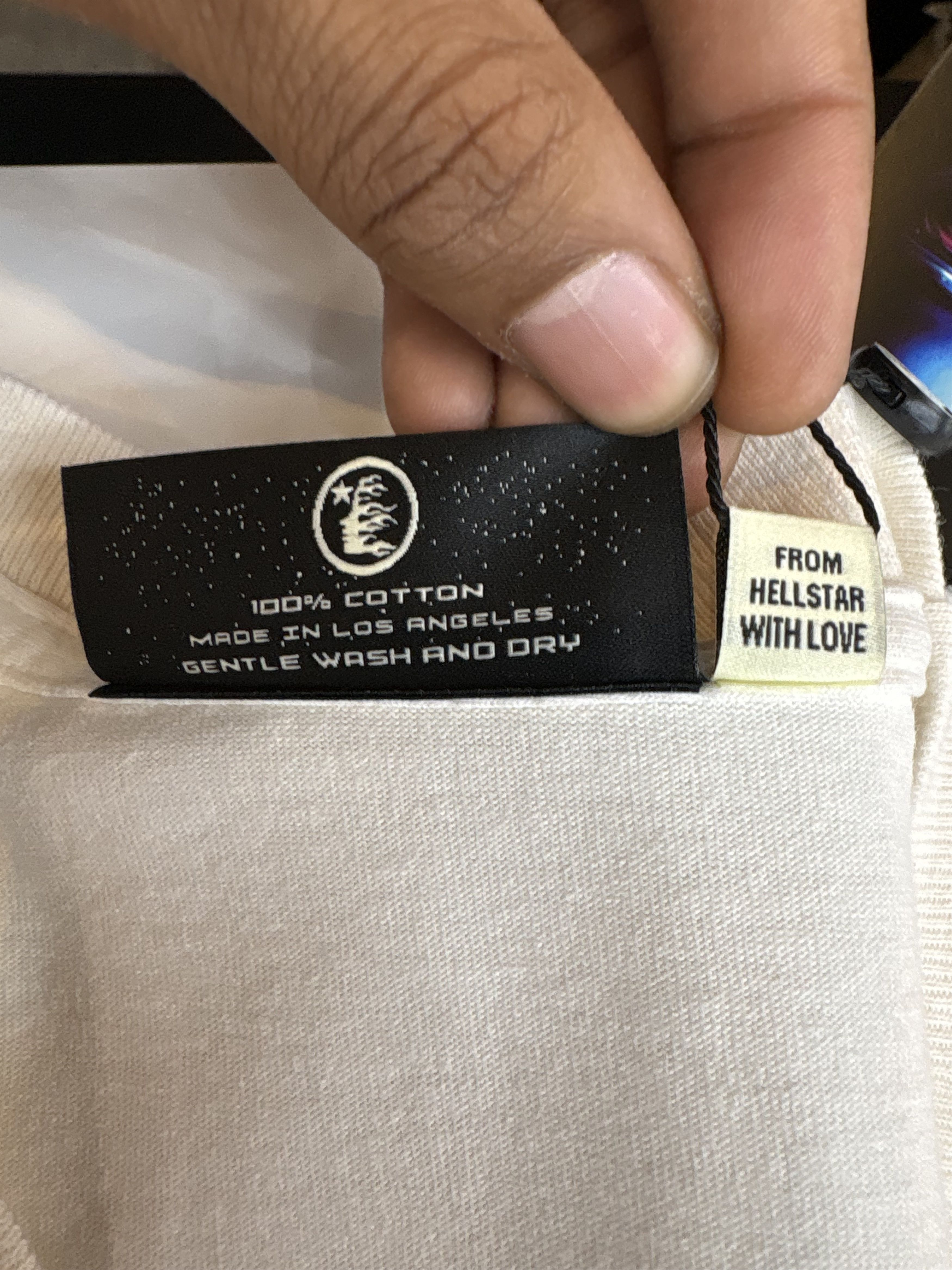HELLSTAR Hellstar "No Guts No Glory" T-Shirt (White) Size US XL / EU 56 / 4 - 4 Thumbnail