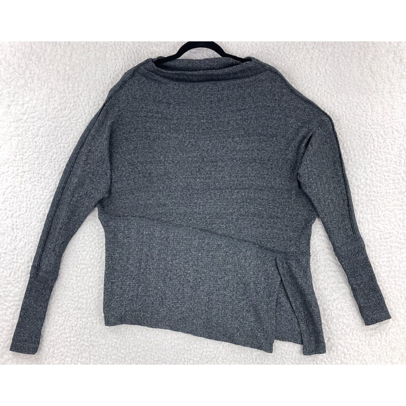 Vintage **We the Free Gray Ribbed Long Sleeve Thermal Shirt Womens XS Boat Neck** User: We the Free Gray Ribbed Long Sleeve Thermal Shirt Womens XS Boat Neck Size XS / US 0-2 / IT 36-38 - 2 Thumbnail