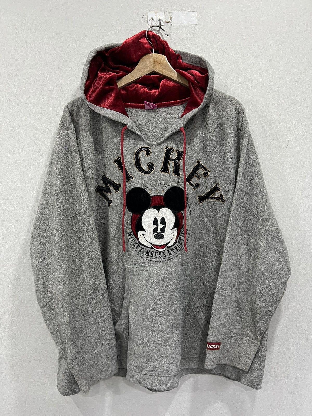 Vintage Mickey Mouse Fleece Sweater zip up womens xxl
