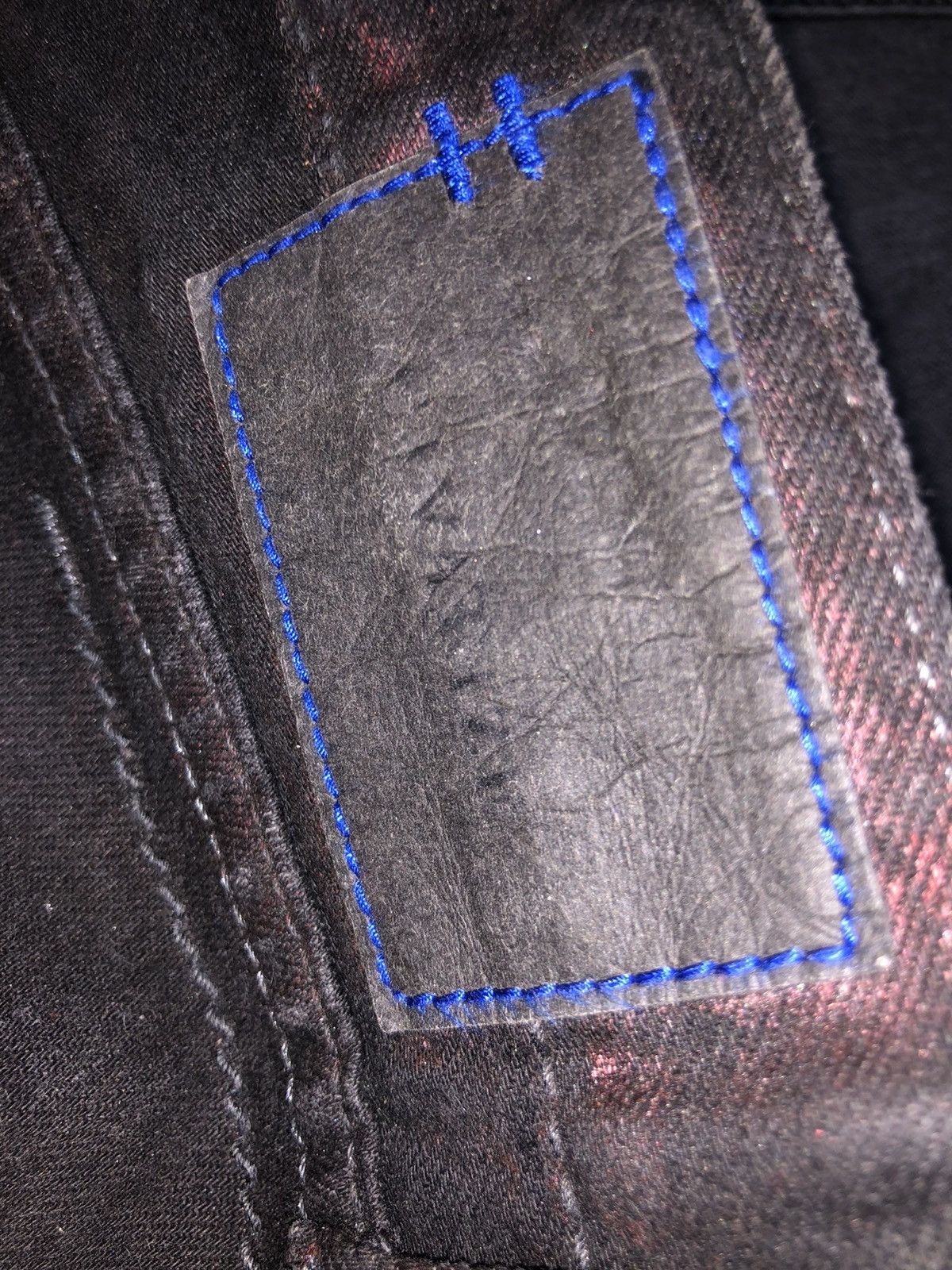 Other CIVARIZE BLACK WAX JEANS Size US 33 - 19 Thumbnail