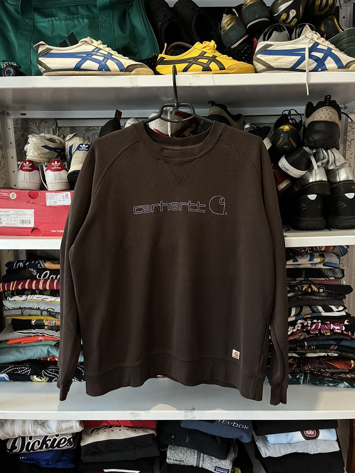 Carhartt Vintage Carhartt For Women Y2K Sweatshirt Big Logo Size L Size L / US 10 / IT 46 - 1 Thumbnail