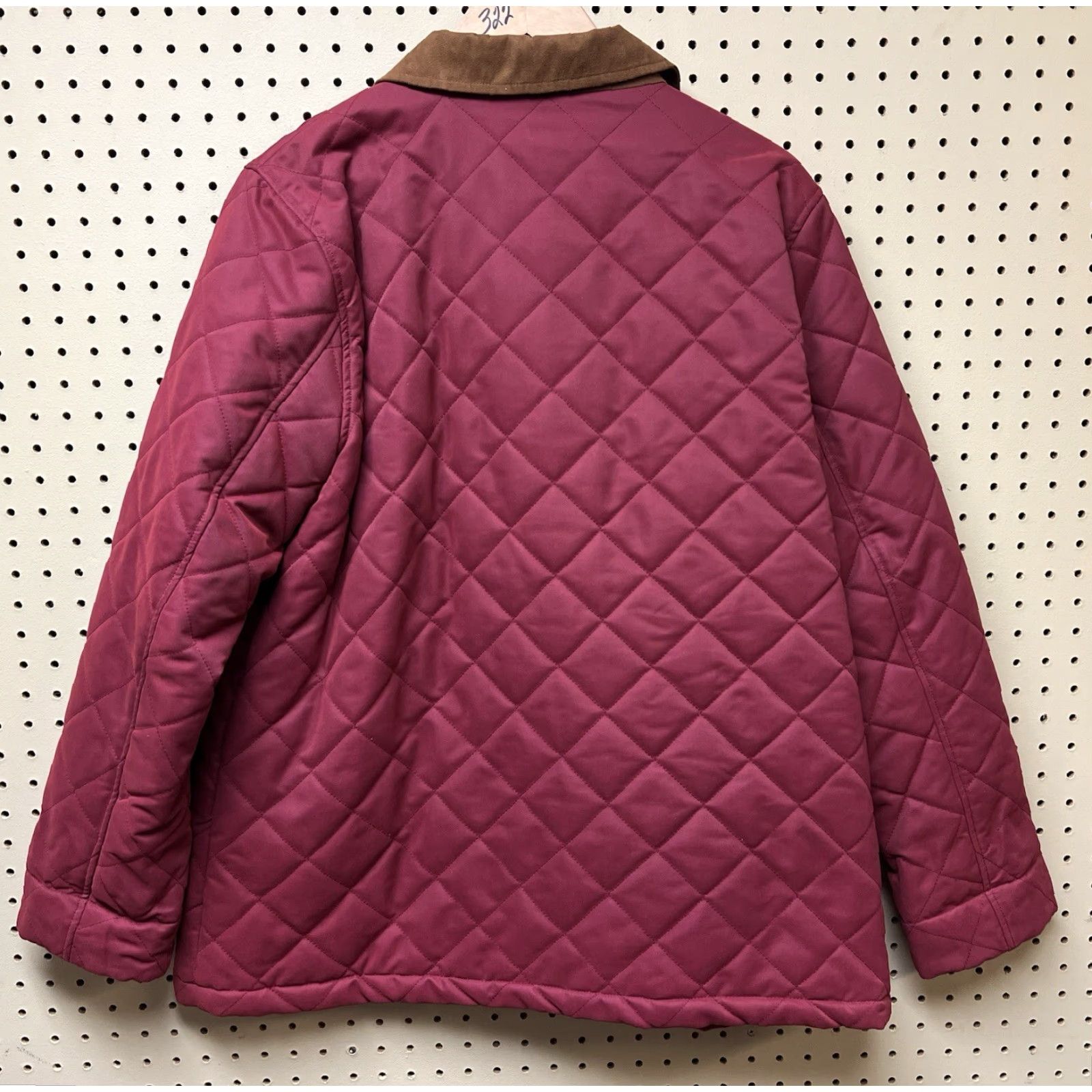 Orvis Orvis Women’s Red Plaid Quilted Chore Coat Jacket Button Down Sz Large Pockets Size L / US 10 / IT 46 - 2 Thumbnail
