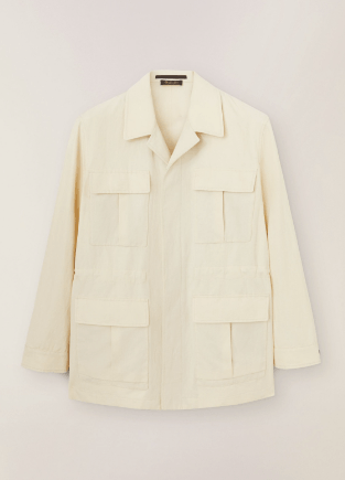 o1loc1c1023 Jacket in Cream