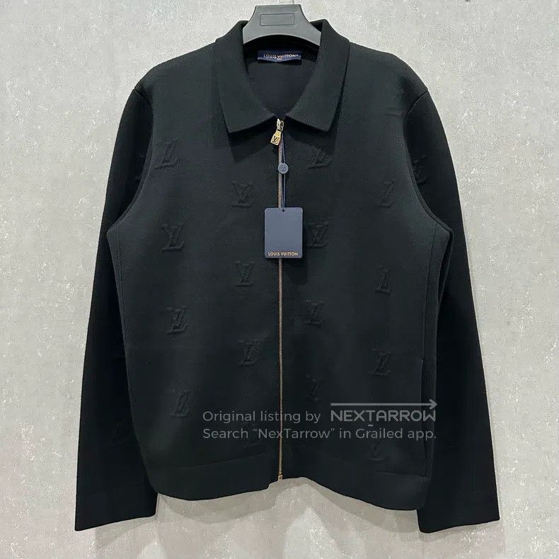 Louis Vuitton Louis Vuitton size 4l Embossed full-print knit jacket Size US M / EU 48-50 / 2 - 1 Thumbnail
