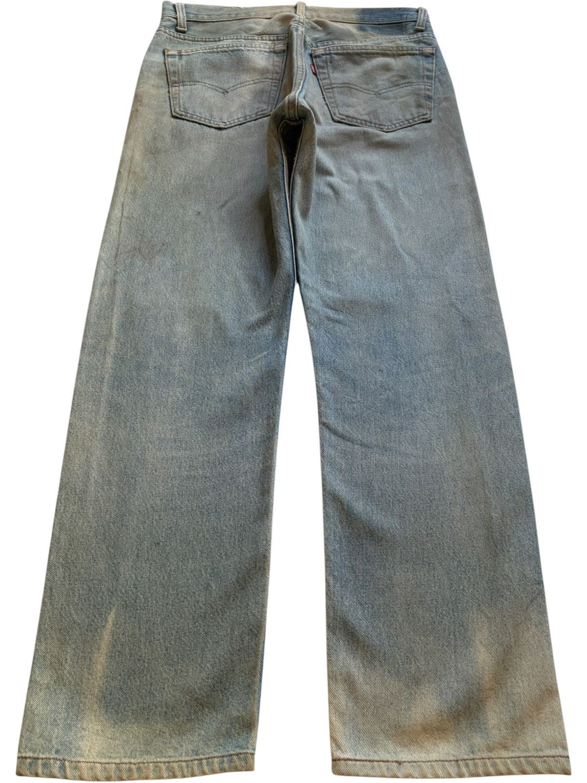 Levi's Vintage 90s Levis 501 Mud Wash Distressed Jeans Size US 31 - 2 Thumbnail