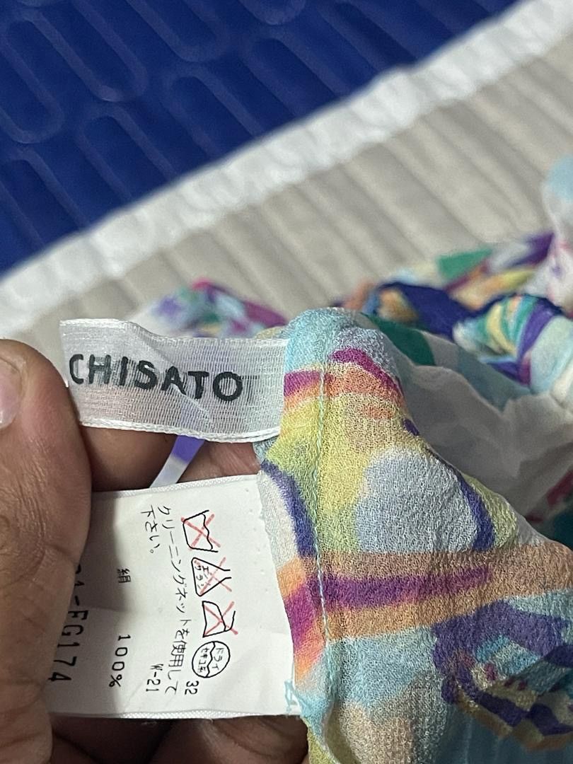 Tsumori Chisato Issey Miyake by Tsumori Chisato Silk Skirt Size 28" / US 6 / IT 42 - 12 Thumbnail
