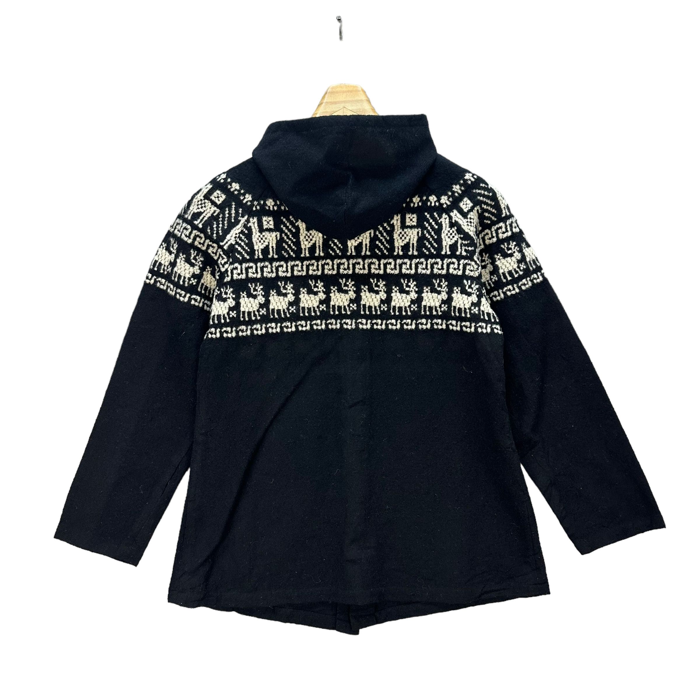 Hai Sporting Gear HAI SPORTING GEAR ISSEY MIYAKE WOOL HOODED JACKET #7679-163 Size M / US 6-8 / IT 42-44 - 9 Thumbnail