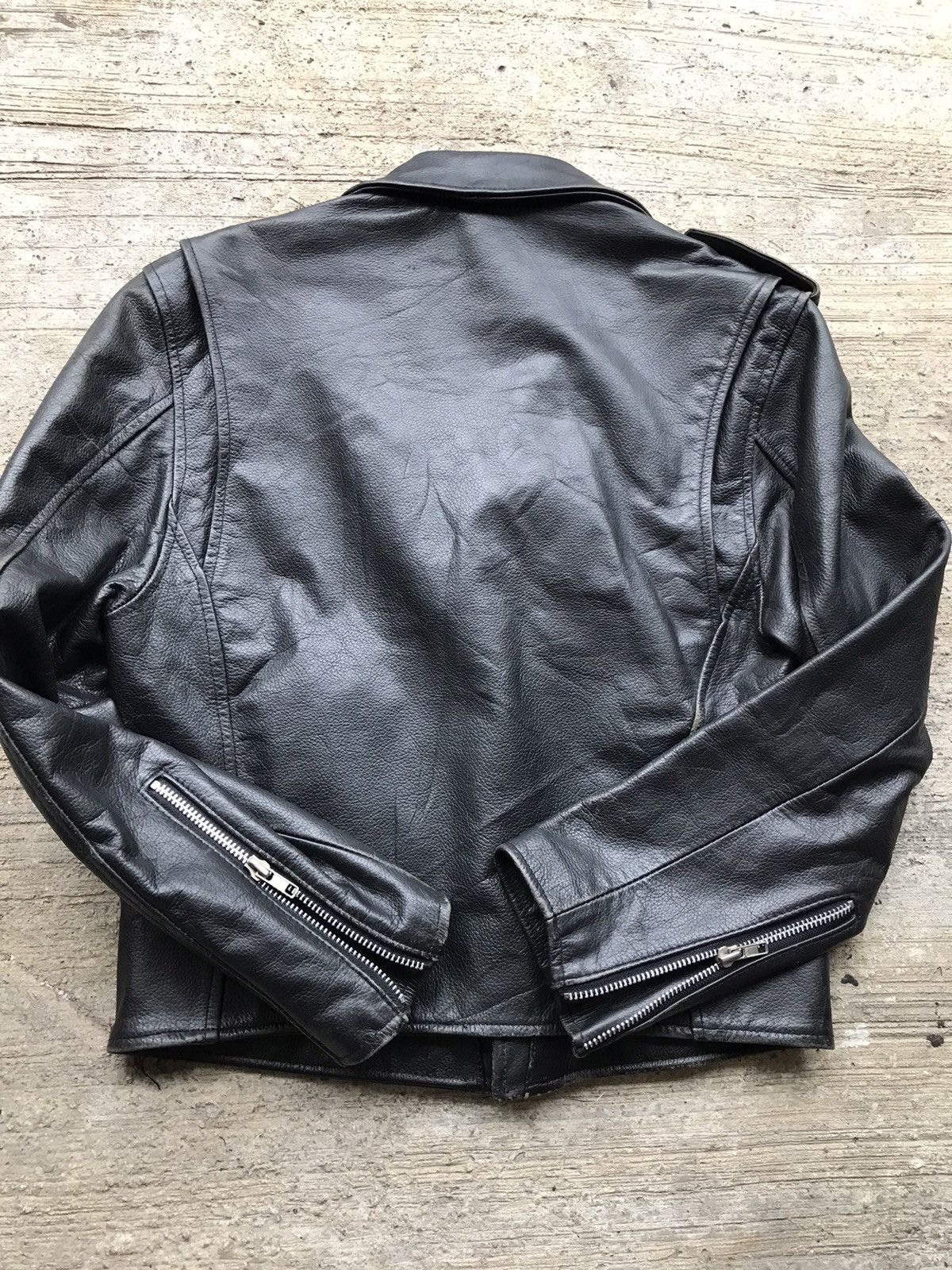 Vintage Vintage Genuine Cowhide Leather Biker Jacket Size US M / EU 48-50 / 2 - 6 Thumbnail