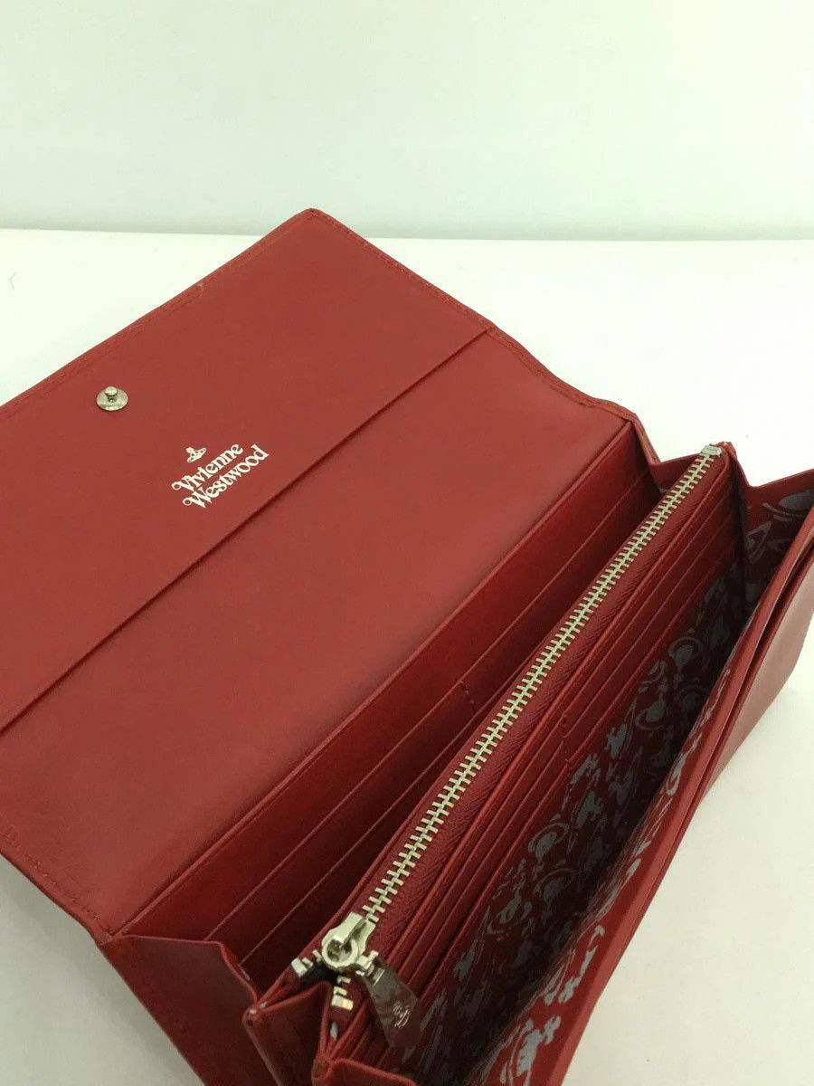 Vivienne Westwood Vivienne Westwood Plain Long Wallet Red Size ONE SIZE - 4 Thumbnail