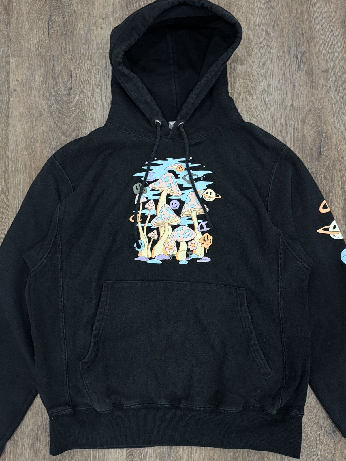 Champion × Vintage Champion Reverse Weave Mushroom Smiley Psychedelic Hoodie Size US M / EU 48-50 / 2 - 4 Thumbnail