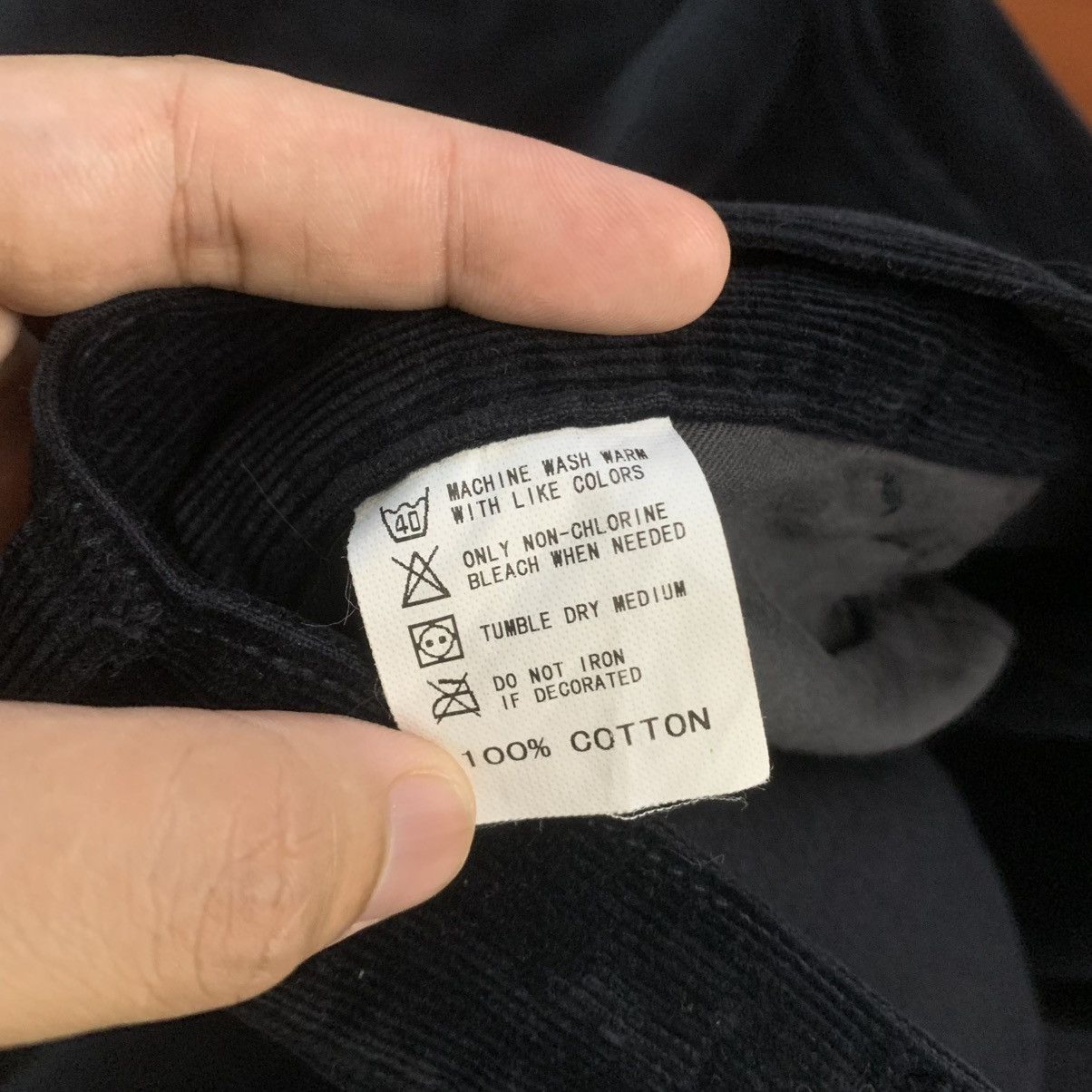 GOODENOUGH Good Enough GDEH Black Corduroy Pants Size US 33 - 5 Thumbnail