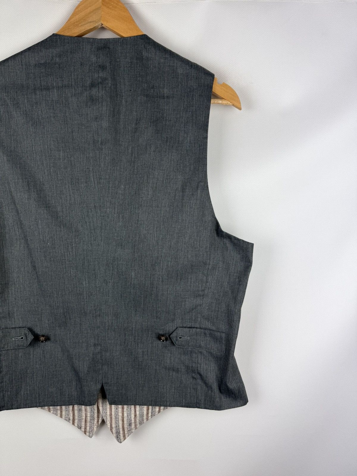Suitsupply Suitsupply Amsterdam Silk Linen Sleeveless Vest Waistcoat Size 40R - 12 Thumbnail