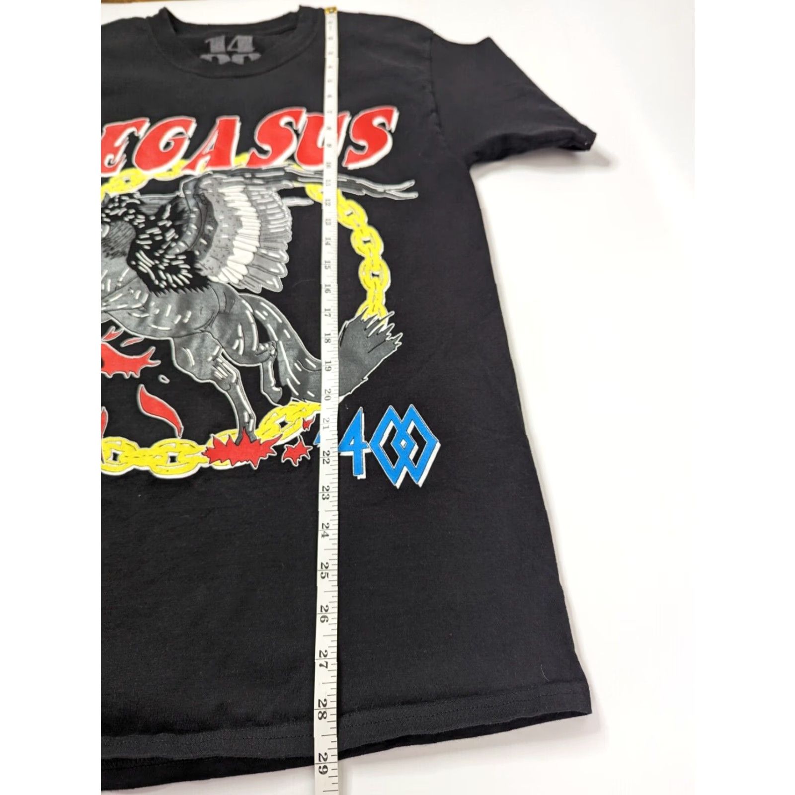 Vintage VINTAGE Trippie Redd 1400 Shirt Men T-Shirt Black Logo Pegasus Short Sleeve Crew Neck M Medium (All Seasons) Size US M / EU 48-50 / 2 - 5 Thumbnail