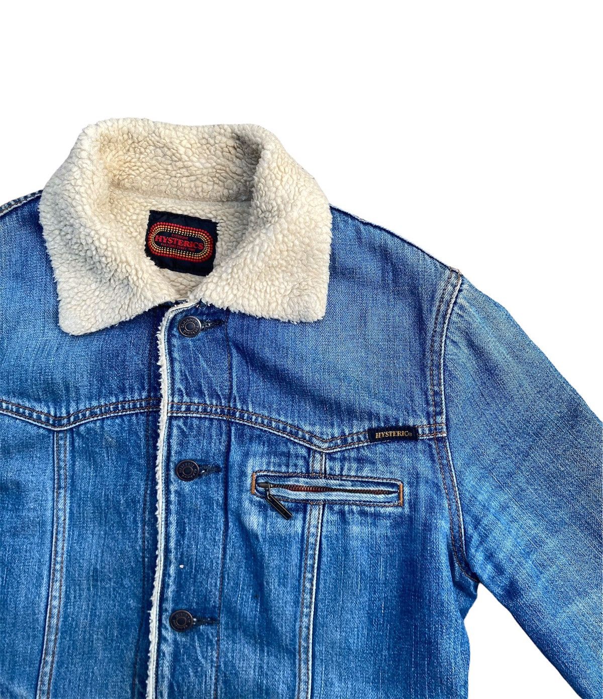❤️‍🔥Rare❤️‍🔥Hysteric Glamour Sherpa Denim Jacket