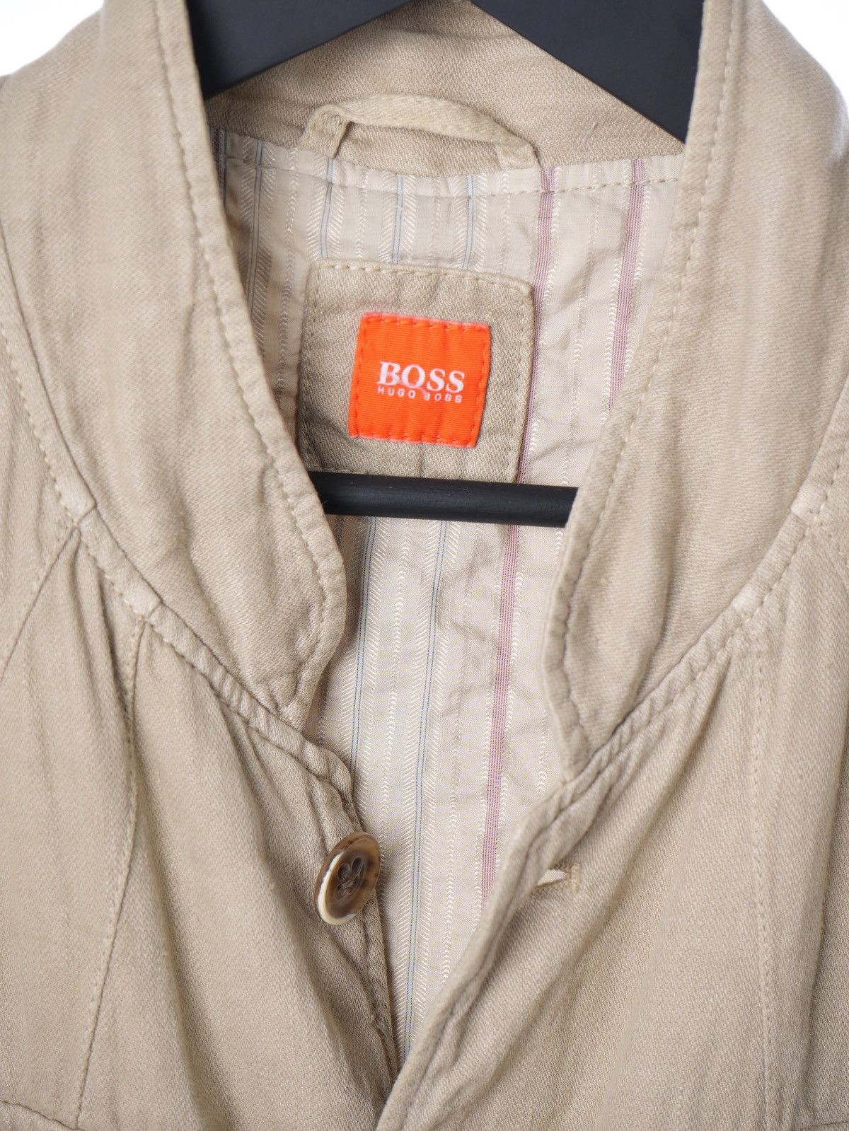 Hugo Boss Vintage Hugo Boss Linen Jacket sz 54 Size US L / EU 52-54 / 3 - 3 Thumbnail