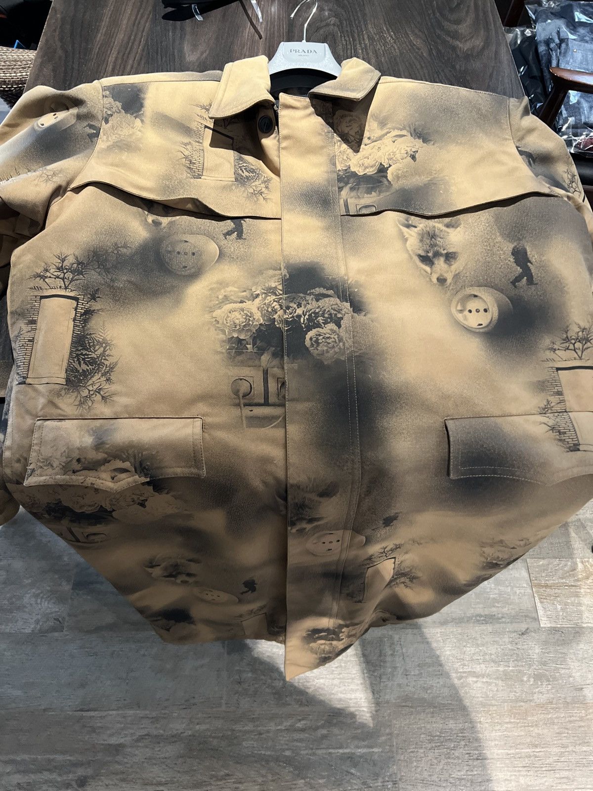 Prada × Raf Simons Prada FW22 Mens Cinematic “Special Edition” printed Parka Size US M / EU 48-50 / 2 - 4 Thumbnail