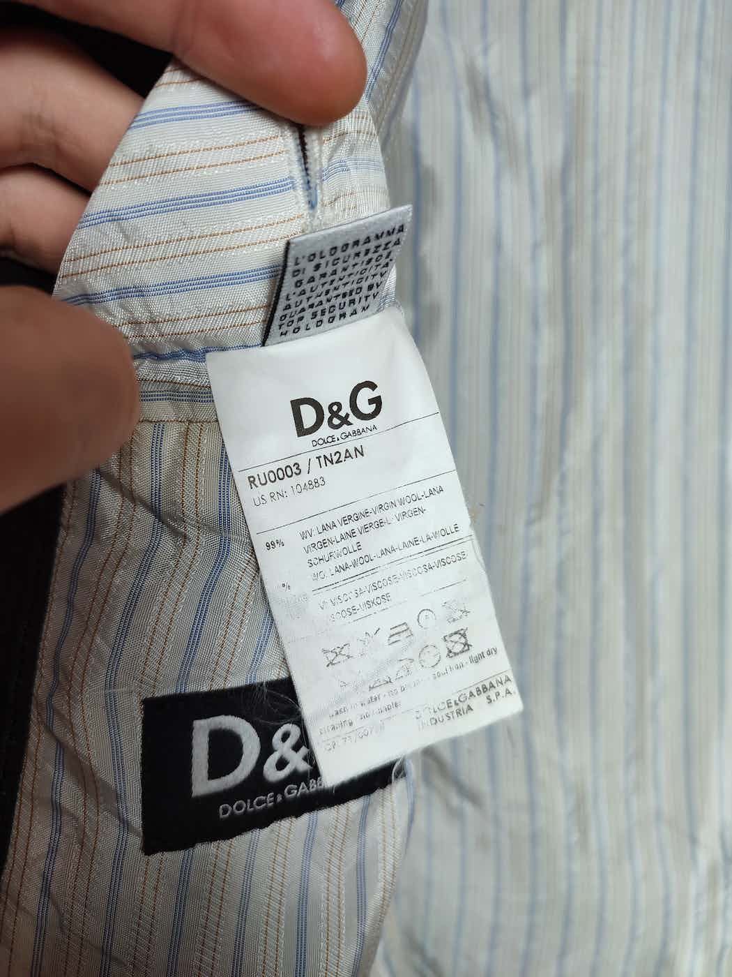 Dolce & Gabbana Dolce Gabbana Wool Blazer Size 48R - 12 Thumbnail