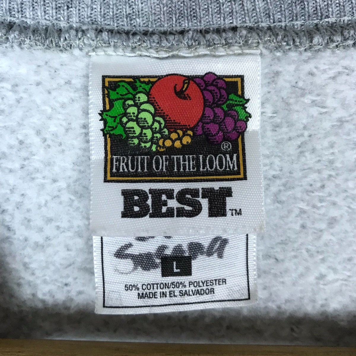 Fruit Of The Loom Vintage Fruit Of The Loom Pullover Jumper Sweatshirt Size US L / EU 52-54 / 3 - 7 Thumbnail
