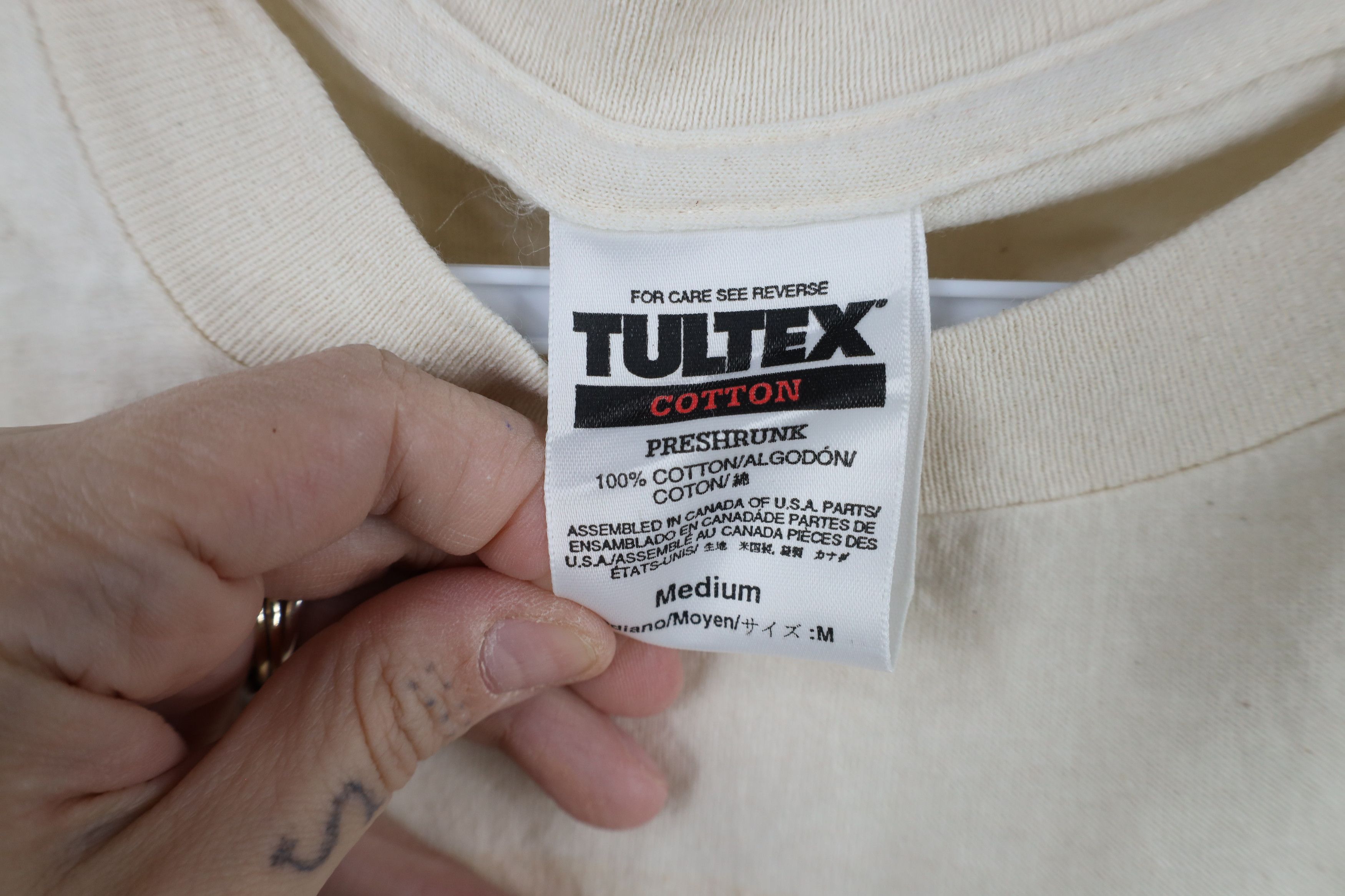 Vintage Vintage 90s 1776 Declaration of Independence T-Shirt Beige Size US M / EU 48-50 / 2 - 7 Thumbnail