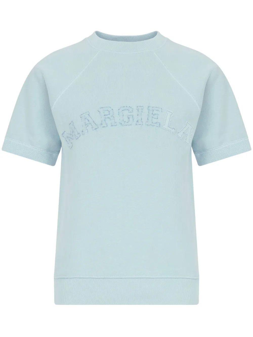 Maison Margiela o1w1db10526 Cotton Sweatshirt in Light Blue Size XS / US 0-2 / IT 36-38 - 1 Thumbnail