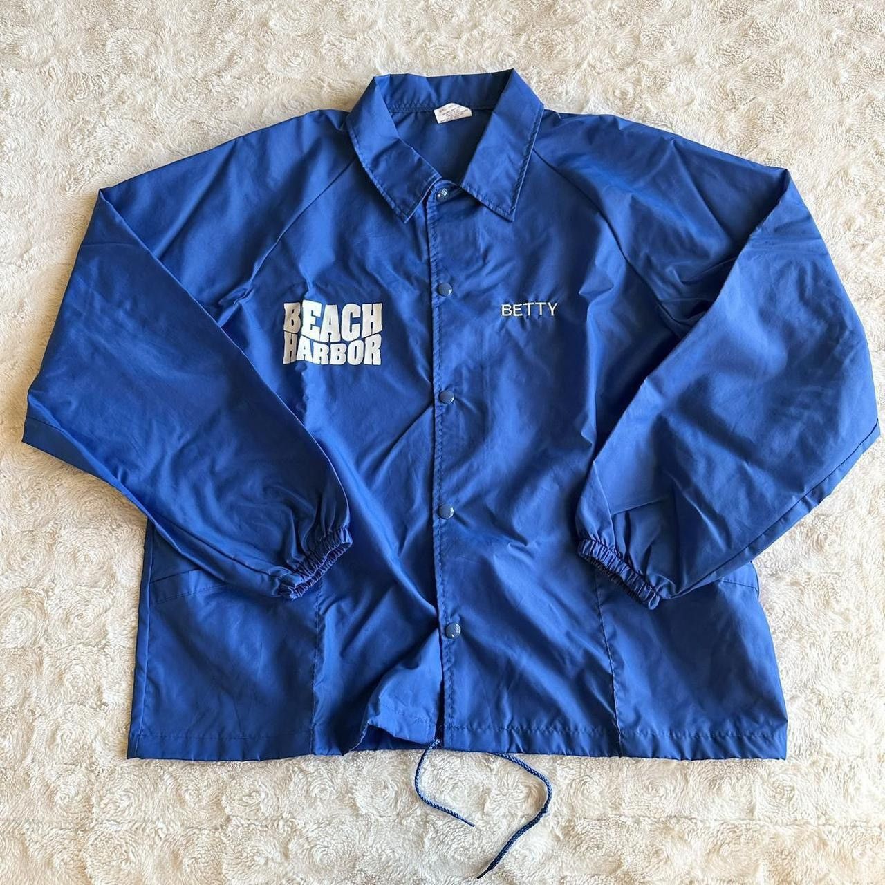 Auburn Sportswear Vintage Beach Harbor Jacket Womens Large Blue Duck Bird 80s Size L / US 10 / IT 46 - 2 Thumbnail