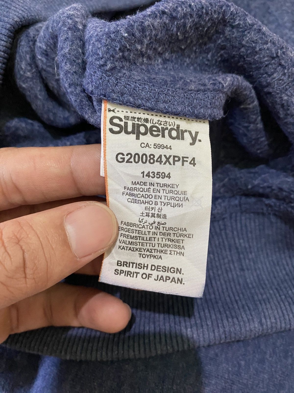 Japanese Brand Fur SuperDry Vintage Pullover Hoodie Big Logo Japan Style Size S / US 4 / IT 40 - 15 Thumbnail