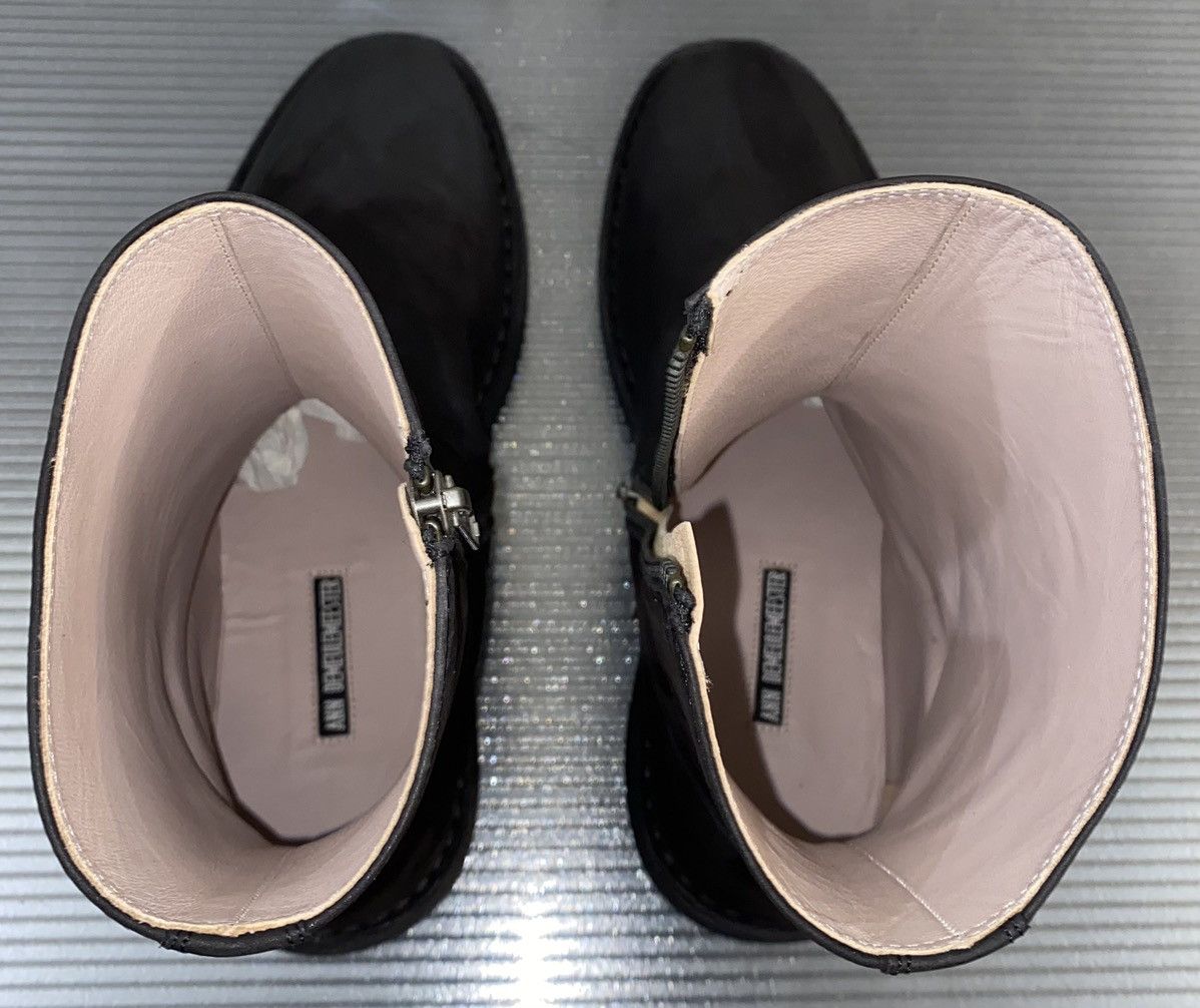 Ann Demeulemeester Ann Demeulemeester 🇮🇹 black brushed suede boots 11 NEW Size US 11 / EU 44 - 7 Thumbnail