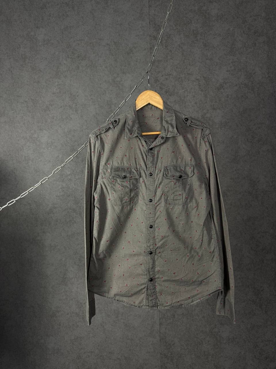 Allsaints Allsaints vintage designer crazy shirt Size US S / EU 44-46 / 1 - 1 Thumbnail