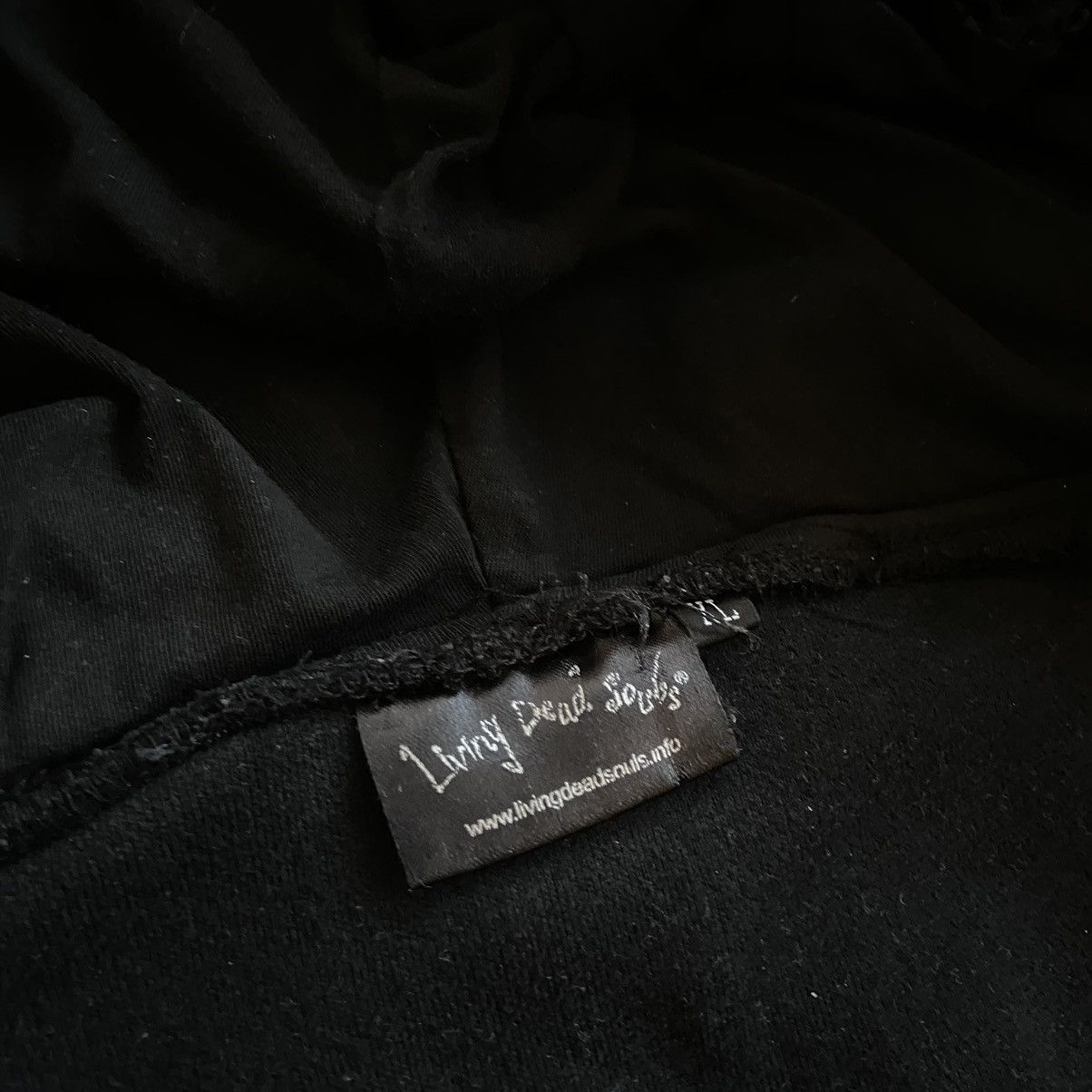 Japanese Brand 📌 Vintage Living Dead Souls Skeleton Full Zip Hoodie Size US XL / EU 56 / 4 - 10 Thumbnail
