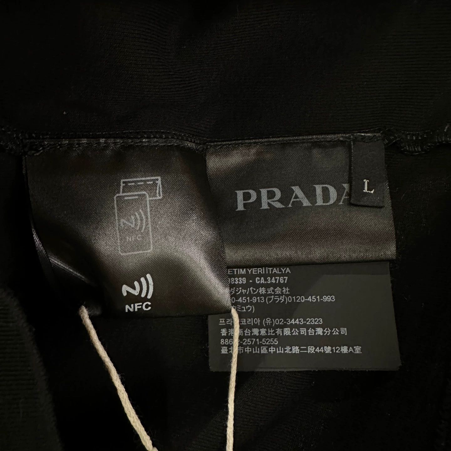 Prada Prada may539 Triangle Logo Cotton Short Sleeve T-shirt L Size L / US 10 / IT 46 - 3 Thumbnail