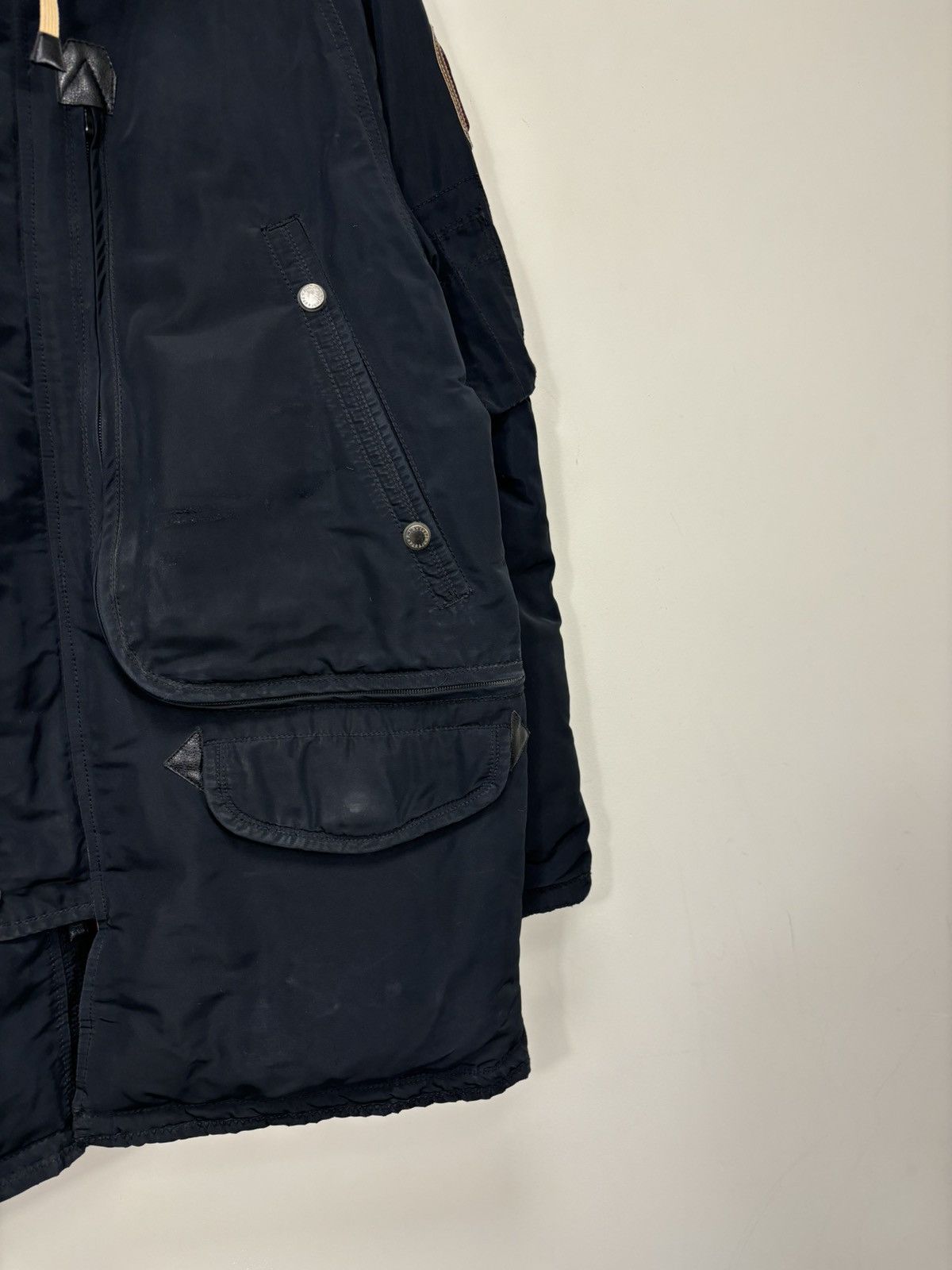 Parajumpers Parajumpers Flea Market Navy Fur Down Puffer Jacket Parka Size US L / EU 52-54 / 3 - 6 Thumbnail