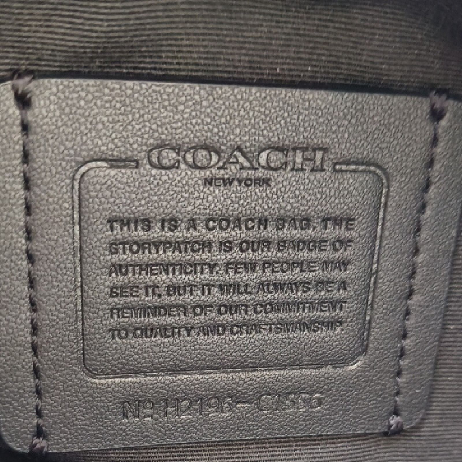Coach Coach Black Leather Rowan File Bag Crossbody Size ONE SIZE - 3 Thumbnail