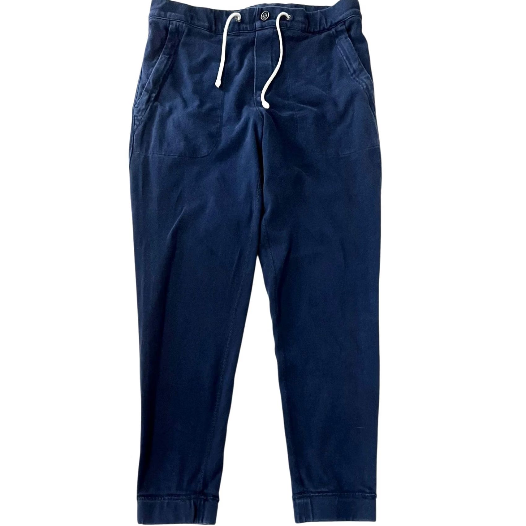 J.Crew J.Crew Jogger Pants Navy Blue Mens Drawstring Lounge Casual Knit Goods Sz S Regular Inseam 27 in Size US 29 - 2 Thumbnail