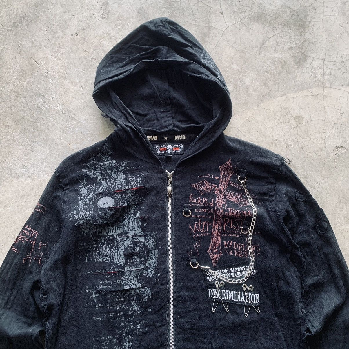 Japanese Brand Mad Punks Japan Chaos Hoodie Jacket Size US M / EU 48-50 / 2 - 5 Thumbnail