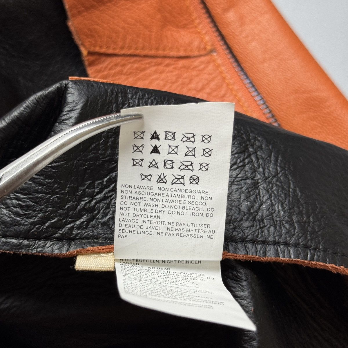 Marni Marni - Light weight orange leather zip up - Jacket Size M / US 6-8 / IT 42-44 - 9 Thumbnail