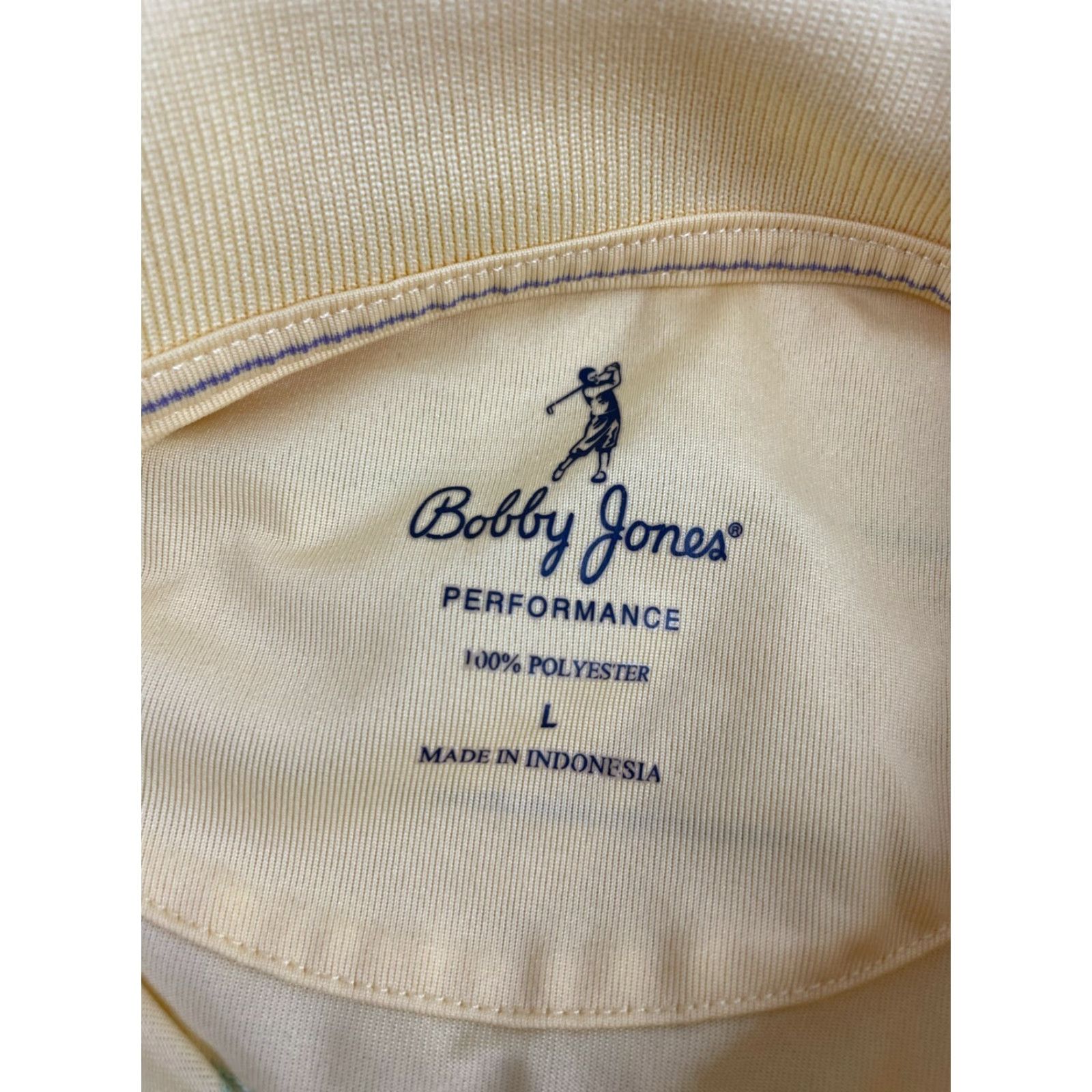 Vintage Bobby Jones Polo Shirt Men L Yellow Striped Short Sleeve Collared Size US L / EU 52-54 / 3 - 6 Thumbnail
