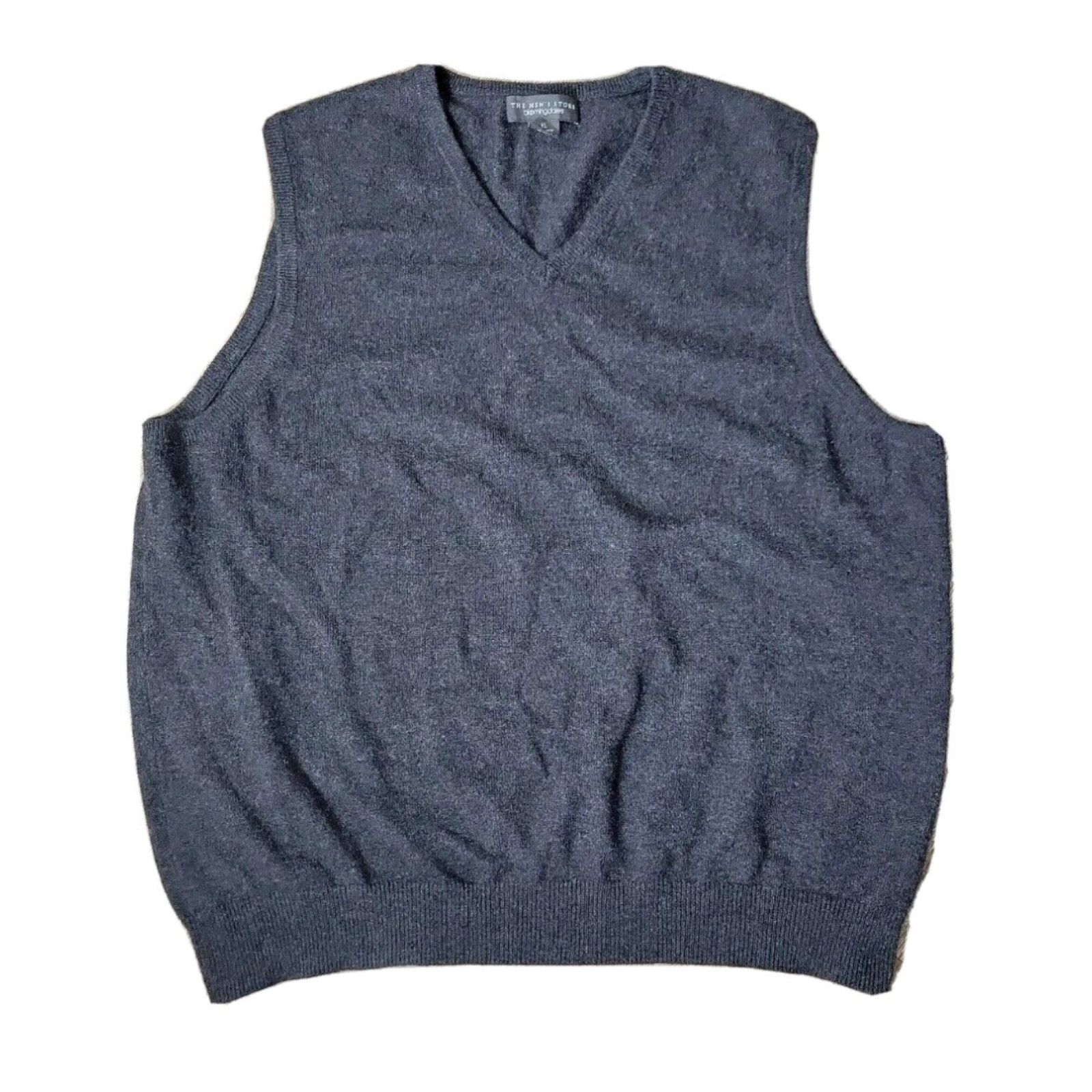 The Men's Store popular at Bloomingdale's 100% Merino Wool Vest - Gray Medium Large