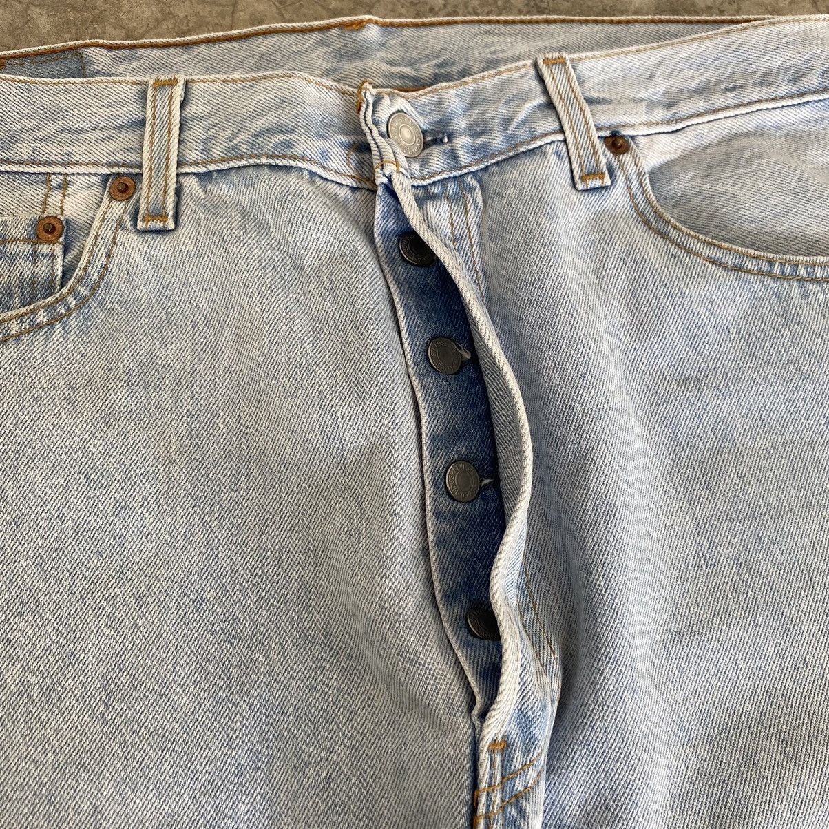 Levi's Size 35x30 Vintage 1996 Levis 501 Light Blue Jeans Size US 35 - 10 Thumbnail